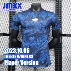 JMXX 23-24 MC Treble Winners Mans Soccer Jerseys Home Away Third Mens City Uniforms Man Jersey Maglia da calcio 2023 2024 Versione giocatore