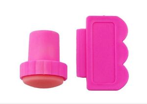 Strumento per timbrare immagini per nail art 1 Stamper 1 Raschietto per la decorazione di nail art KD12904051