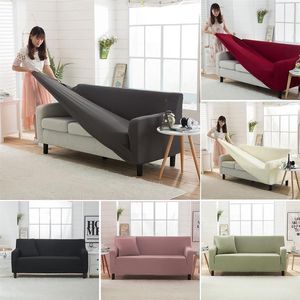 Stol täcker Denisroom soffa täckning för vardagsrum elastiska möbler soffan slipcover chaise fast färg stretch sa81#