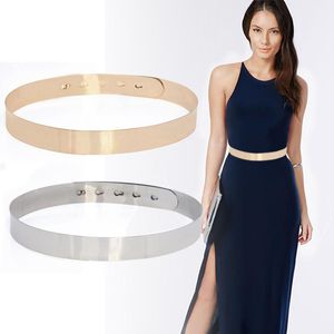 Belts Mens Small Women Skinny Metal Slim Fit Chain Gold Silver Thin Stretch Dress Belt Black BuckleBelts