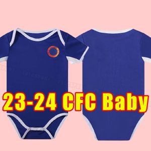 Baby 2023 2024 Jerseys de futebol CFC Cucurella Koulibaly Ziyech Pulisic Mount Kante Havertz Werner Chilwell Futebol camisa 23 24 crianças infantis infantis
