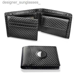 Money Clips AirTag Wallet Leather RFID Wallet Suitable for Men without Air TagL231120