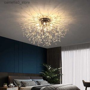 Ceiling Lights Nordic modern led chandelier Living bedroom dining room firefly chandelier Simple home intdoor lighting decoration ceiling lamps Q231120