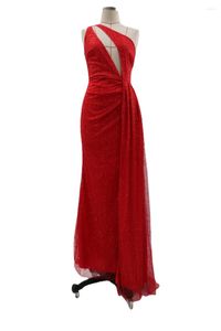 Novos vestidos casuais vermelho gola diagonal maxi vestido feminino 2024 elegante vintage magro roupas de festa feminina roupas de luxo atacado