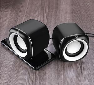 Kombinationshögtalare Mini Computer Speaker Universal USB 3,5 mm PULG Musik Stereo för multimedia Desktop Notebook