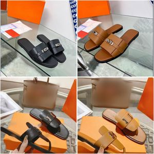 박스 디자이너 Galerie Sandals Giulia Womens 브라운 슬리퍼 낙타 가죽 고무 패션 화이트 플랫 젤리 비치 파티 신발