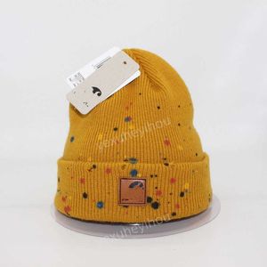 Beanie Designer Carharttlys Hats Designers Men Men Lemows Wool Kisaul Casual Warm Elastic Fitted Caps Painted Hatxsdt