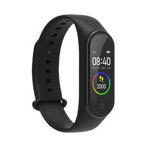 XZT M4 Wristband Sport Fitness Pedometer Color Screen Smart Bracelet Blood Pressure Walk Step Counter Smart Band Watch