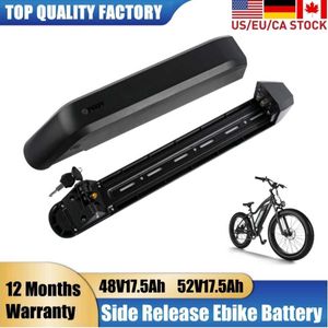 Kirin Ebike Battery Pack 48V 14AH 17.5AH 52V 15AHエレクトリック自転車用E-Bikeバッテリー500W 750W 1000Wの充電器