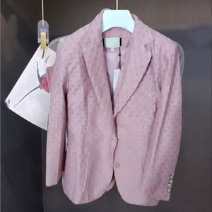 패션 여성 정장 디자이너 의류 블레이저 코트 재킷 더블 g 스프링 새 릴리스 탑