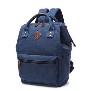 Shell style fashion travel canvas bag computer bag backpack student schoolbag backpack Mommy bag 230420