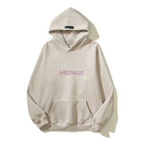 Tasarımcı Hoodies Erkekler ve Kadınlar Moda Markası EssentialHoodie Sezon 8 Sonbahar/Kış Amerikan Modaya Düzenli Çift Traj