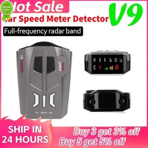 V9 V7 E8カーレーダー検出器車両速度制御音声アラート警告英語ロシアアラート警告速度制御x K kaバンアンチスリップ