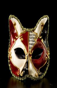 Personlighet Venetian Cat Masks for Children Creative Halloween Party Kids Masquerade Mask Högkvalitativ plasttecknad Party Masks4718658