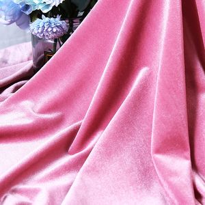 Fabric 160cm Wide Polyester Knitting Velvet Fabric In Winter Short Brushed Fabric For Stage Costumes And Toy Dolls 150gsm 230419