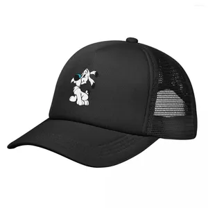 Boll Caps Asterix och Obelix Mesh Baseball Men Hip-Hop Sun Hats Dogmatix Idefix IdeaFix Dog Justerbar sport Cap Trucker