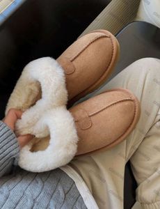 Tasman Slippers Chestnut Fur Slides Sheepskin Shearling Tazz NEW Mules Women Men Ultra Mini Platform Boot Slip-on Shoes Suede Upper Comfort 3354ESS