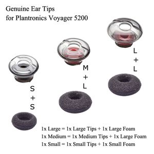 Eargel originali per Plantronics Voyager 5200 Ear Gel Auricolari wireless Voyager Legend Pro Pro + Cover Auricolari