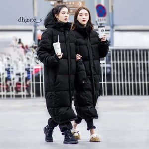ndhgate north the face jacket women Parkas Hooded Coat Women Autumn Warm Thick Long Puffer Winter Ladies Down Jackets Couple Models for Men and Women Parka