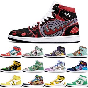 DIY Classics Dostosowane buty do koszykówki 1S Sport Outdoor dla mężczyzn Kobiety Antiskid Anime Fashion Fashion Figure Sneakers 36-48 514159