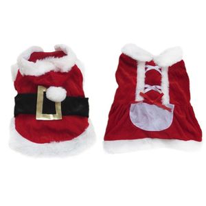 Hundebekleidung Weihnachten Hundebekleidung Kleid Winter Haustierkleidung Weihnachtskostüm Katzenkleider Kleidung Drop Delivery Hausgarten Heimtierbedarf Do Dhcuc