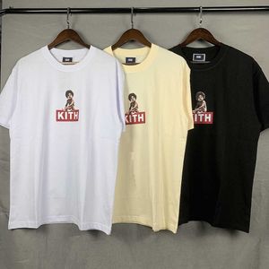 Men's T-Shirts 2023 KI Tide Brand Men's T-shirts Loose Fashion Casual Tshirt Street Simple Rap Afro Printed Short Sleeve T-shirt Summer