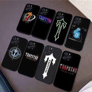 Модный чехол для телефона Trapstar для iPhone 14 13 12 11 Pro Max Mini X XR XS MAX SE20 8 7 Plus 6S Plus Силиконовые чехлы с ремешком на руку J230519