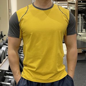 Herren T-Shirts Herren Laufsport T-Shirts Gym Fitness Training Spandex Sommer Stretch T-Shirt Herren Crossfit Bodybuilding T-Shirt Tops Kleidung 230420