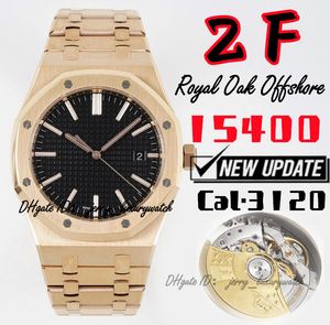 ZF Luxury Men's watch 15400 Ultimate version, 41mm CAL.3120 mechanical movement, power storage time 41 hours. gold steel with black dial