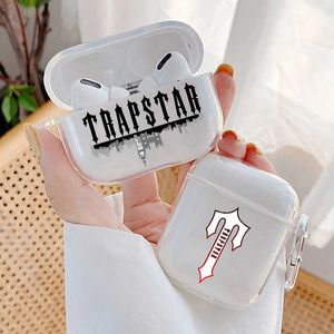 Earphone Accessories Trapstar Letter Case for AirPods Pro 2 1 3 SUCKSUSICE Air Pods Earphone Box Soft Silicone Cover Funda Coque J230420