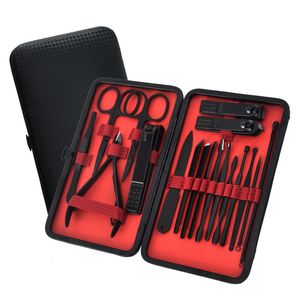 Nail Clippers 18 Piece Black Nail Clipper Beauty Clipper Nail Clipper Set 230419