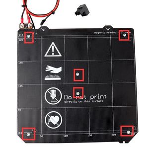 Drukarka dostarcza prusa i3 MK2.5S Drukarka 3D MK52 Podgrzewane łóżko 12V Złożone magnesy PEI N38SH kabel zasilający