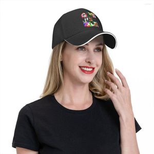 Boinas da banda de Indochines de logotipo do vendedor da Casquette Unisex Black Capfe -de -Chapéu Sun Premium sai