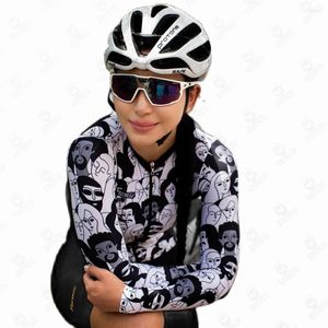 Zestawy wyścigowe Frenesi roupas feminina rower kombinezonu ropa para mujer długie rękaw