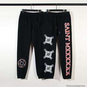 Designers Casual Pant Trousers Sweatpants Saint Mixxxxx Co Br ed Niche American Style Eye Popping Vintage Pants Guard Pants