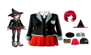 Anime Danganronpa Magician Yumeno HiMiko Girl Mundur Cosplay Costplay Costume Halloween Party G09251574173