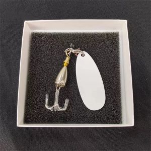 UPS Sublimation Fishing Lure Arts and Crafts Father's day Gift Stainless Steel Thermal Transfer Fish Lures