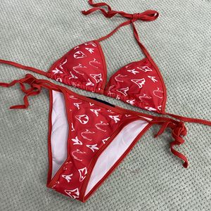 2023 Designer-Badeanzug-Frauen-Weinlese-Zapfen-Mikrovertuschung-Frauen-Bikini stellt Badebekleidung gedruckte Badeanzüge-Sommer-Strand-Abnutzungs-Schwimmen-Klage-Größe S-XL AABB222 ein