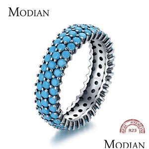 Pierścienie zespołu sier turkusowe pierścienie dla kobiet vintage retro bohemian styl grzywny biżuteria do dostawy biżuterii pierścień dhgarden tuoyl