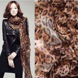 6pcs pop mode dames luipaard print zachte sjaal mousseline sjaal wrap lange Balinese garen 2colors