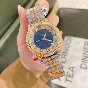 Luksusowe kobiety Diamond Watch Top Designer Designer Lady Watches Watches Stal nierdzewna Zespół Kwarcowy Kwarcowe zegarek na damski świąteczny dzień Mother's Day Prezent Montre Homme