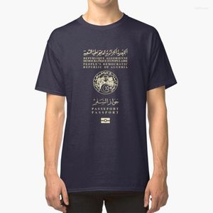 Męskie koszulki Algerykasport Tshirt - koszula Maroko Algieria Afryka Patriotyzm I Love Oran Algieran Marokan paszport Alger