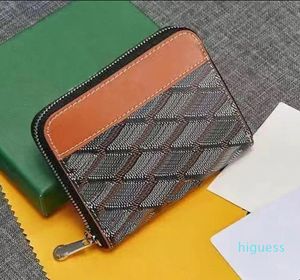 Designer-Coin Purses Wallets men women Holders cowhide Folded in half card holder