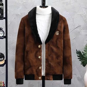 MEN S FUR FAUX 4303 Winter Gacket Men Single Single Short Coat Short Slim Office Mens Jackets and Coats WAM SHIGHE