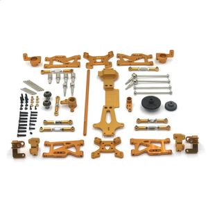 Dönüşüm Oyuncaklar Robotları Wltoys 144001 144010 144002 RC Araç Metal Yükseltme Salıncak kolu direksiyon koltuğu arka tekerlek c Azaltma dişli tahrik şaft Refit Parçaları 231118