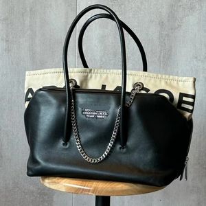 Varumärkesbrev Kompositväskor axel läderväska kvinnors handväskor multifunktionell 2-i-1 påse