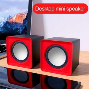 コンビネーションスピーカーミニコンピュータースピーカーUSB Wired Universal Stereo SoundサラウンドポータブルPCデスクトップラップトップノートブックはBluetoothではありません