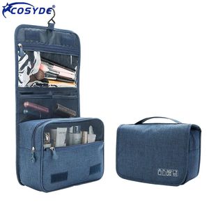 Sacos cosméticos casos mulheres homens viagem saco cosmético pendurado mulher lavagem maquiagem bolsa neceser mujer grande kit de higiene pessoal organizador 230419