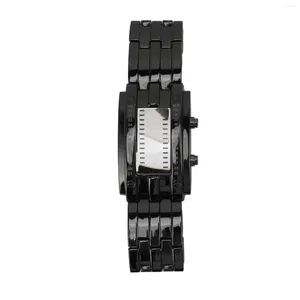 Zegarstka Digital Binary Watch Stop zegarek Błękitna Niebieska LED DUAL LINE ELEKTRONICZNA WODYProof dla uczniów codziennego użytkowania