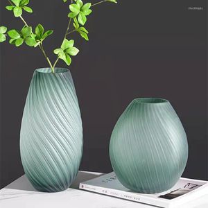 Vase Light Luxury High-End Large Vase Floar Living Room Afrignsion Grade Sense Dining Table Glass Decoration